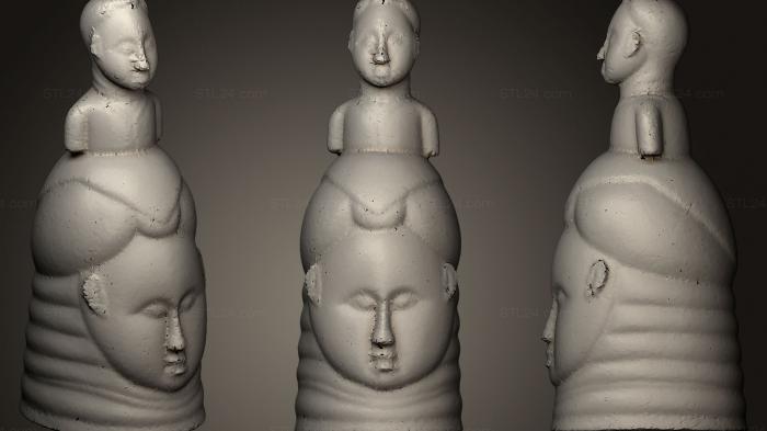 Статуэтки и статуи разные (Темная маска, STKR_0695) 3D модель для ЧПУ станка